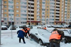 За три дня в Тамбове выпала полуторамесячная норма снега: работы по уборке города продолжаются