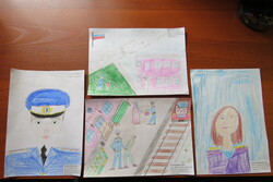 Тамбовская транспортная полиция провела конкурс рисунков для детей