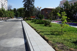 В Тамбове заканчивают ремонт участка улицы Державинской
