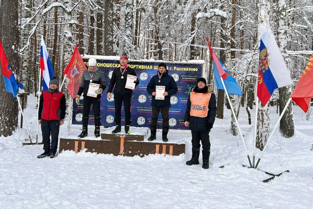 Награждение победителей соревнований, прошедших в городе Рассказово 