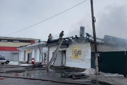 В посёлке Первомайский 8 марта сгорело кафе