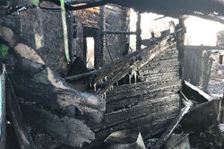 Останки человека нашли на пепелище дома в Первомайском районе