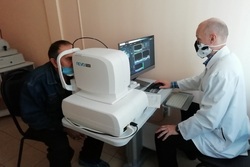 В тамбовской глазной больнице появился современный томограф с 3D визуализацией сетчатки