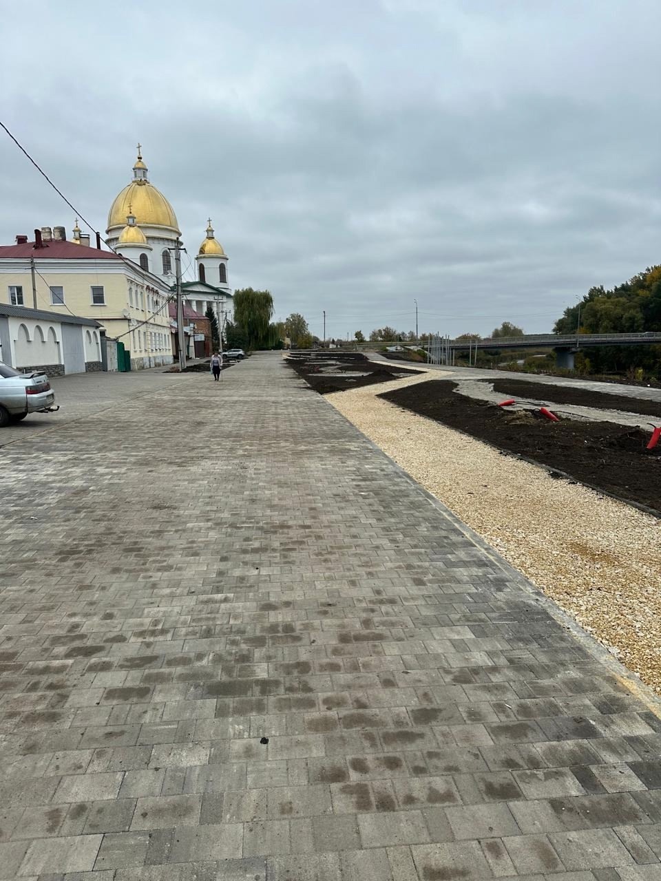 Набережная реки Цны в Моршанске