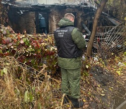 В Тамбове при тушении пожара в нежилой постройке обнаружили труп мужчины