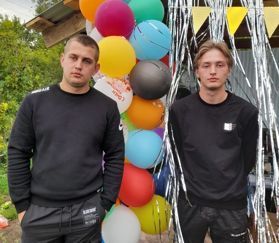 Сыновья Никита и Владислав