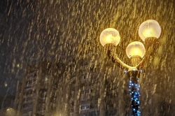 Сильный снегопад накроет Тамбовскую область предстоящей ночью