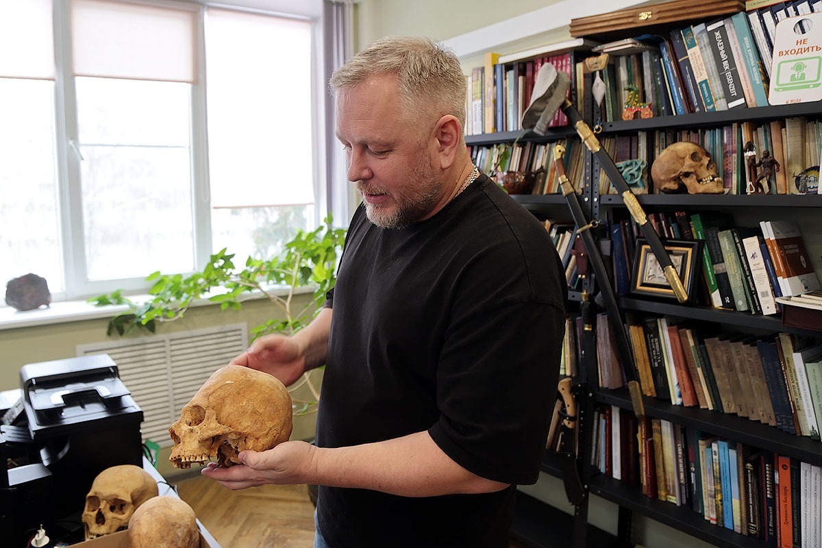 Специально деформированный череп представителя катакомбной культуры Подонья