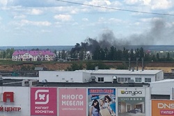 На севере Тамбова во второй раз загорелось здание строящейся школы