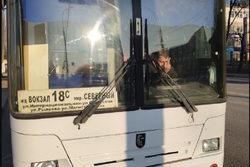В Тамбове кондуктор ударила пассажира автобуса терминалом, а водитель показал ему средний палец