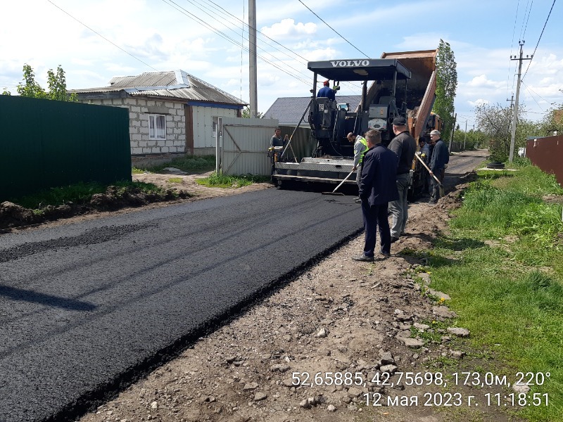 В Кирсановском округе отремонтировали около пяти километров автодорог