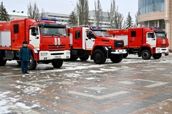 Новая пожарная техника поступила в подразделения спасателей Тамбовской области