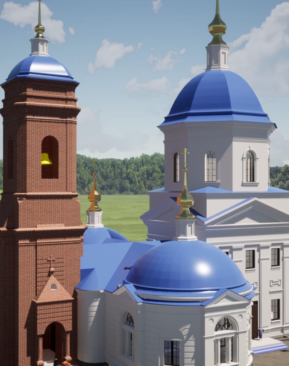 Так будет выглядеть Знаменский храм после окончания строительства