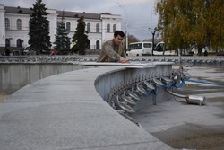 Благоустройство фонтана на Привокзальной площади Тамбова завершится в ноябре