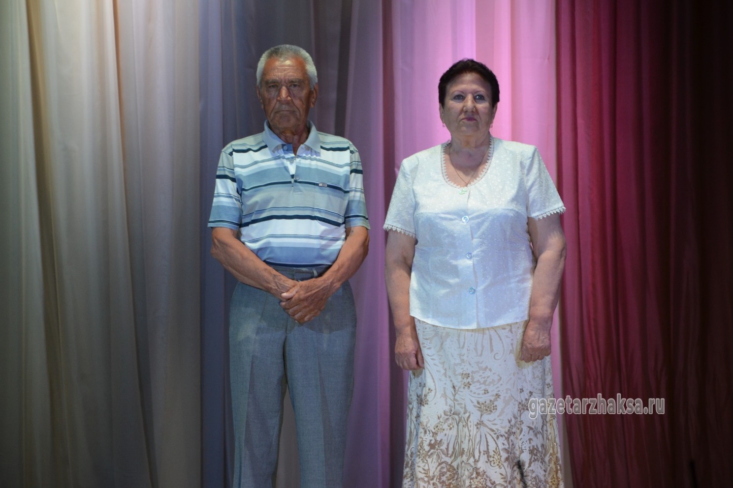 Стаж семейной жизни супругов Волковых 45 лет
