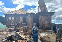 В Рассказовском округе в огне погиб пожилой мужчина