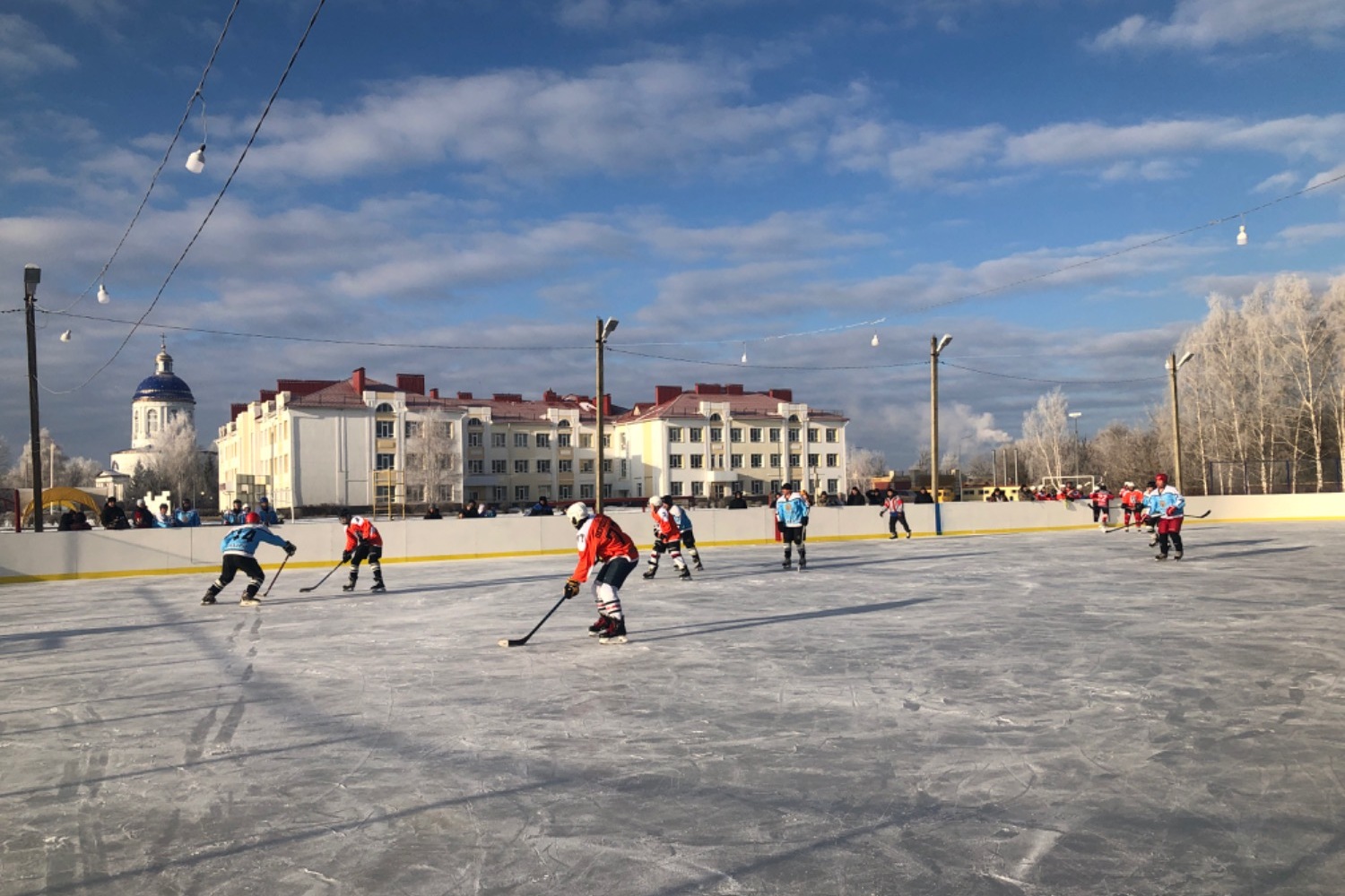 Мороз и солнце — день чудесный для хоккея