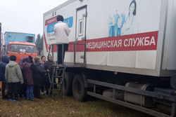 Врачи автопоезда «Забота» приняли более 200 жителей Староюрьевского района