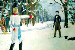В рамках Зимнего Пушкинского сезона в Тамбове открылась детская выставка рисунков