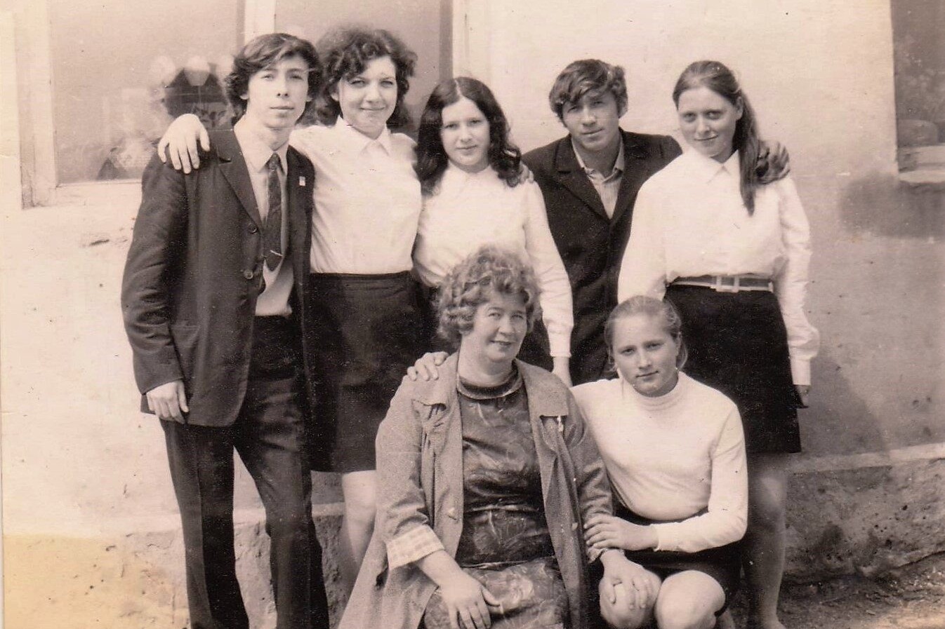 Творческий коллектив художественной самодеятельности на заре 70-х годов