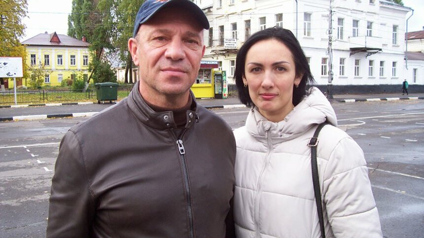 Олег Болдырев с женой Светланой 