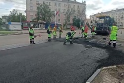 В Тамбове 22 июня после дождливой субботы возобновился дорожный ремонт