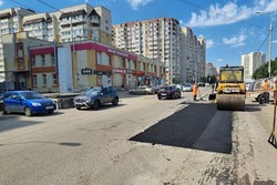 В Тамбове ремонтируют дорогу на улице Северо-Западной