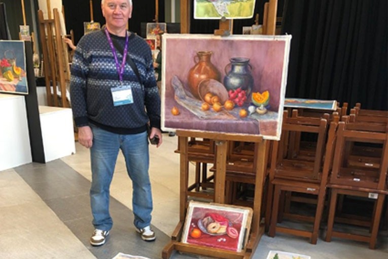 Юрий Хасанов со своими южными работами