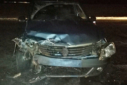 В Тамбовском районе столкнулись «Лада Веста» и «Рено Логан»: один из водителей пострадал