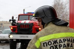 В Сосновском районе пожарные спасли женщину из горящего дома