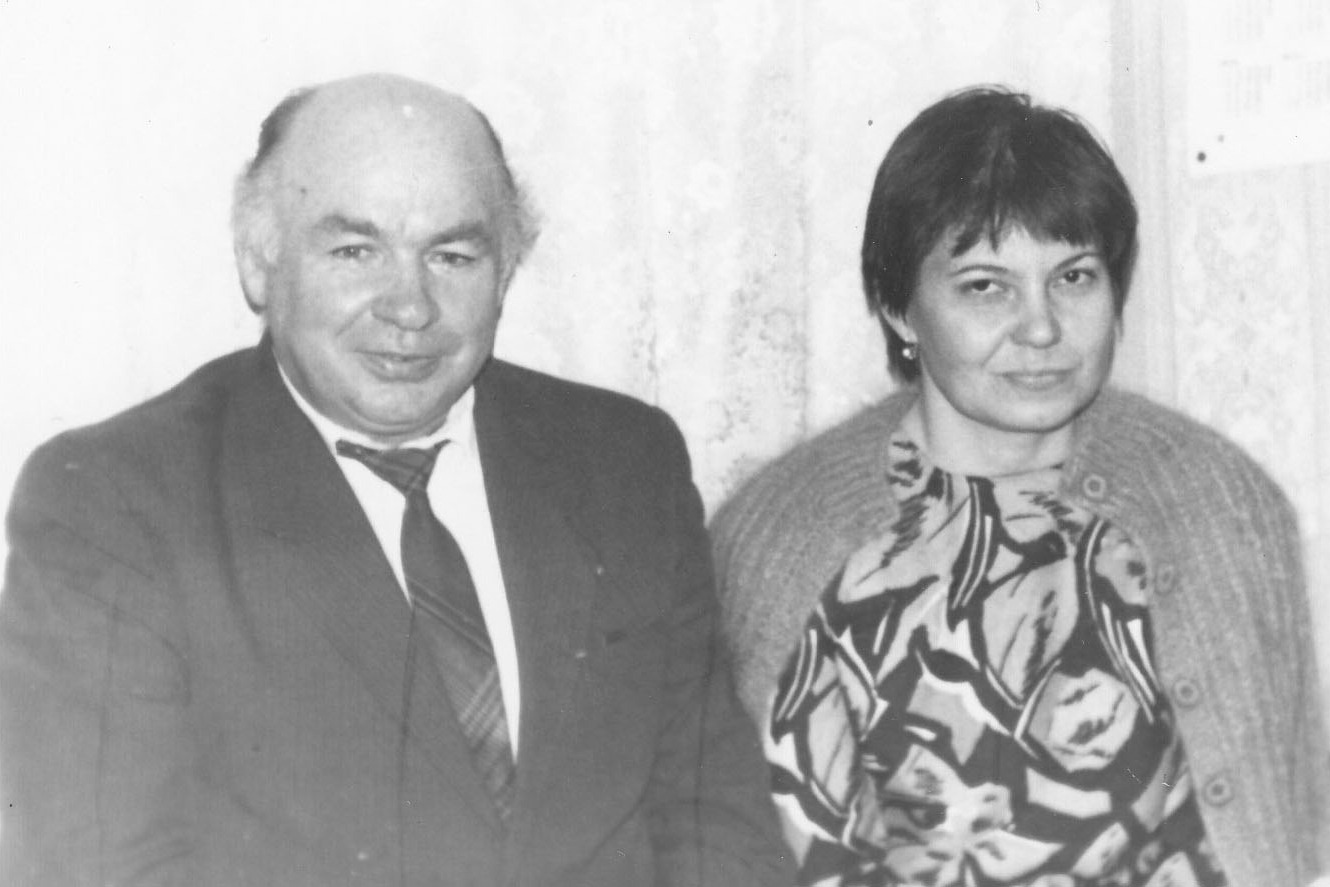 Пётр Байбара и Ольга Попова. 1991 год.