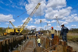 Строительство путепровода через железнодорожные пути началось в Мичуринске