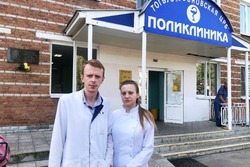В Сосновский округ приехала работать семья молодых врачей