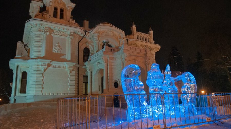 усадьба асеевых зимой
