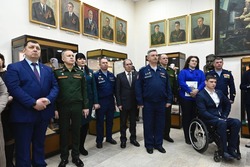 Максим Егоров принял участие в открытии патриотической выставки «Во имя России»