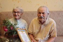 Супруги из Мичуринска отметили 65-летие совместной жизни