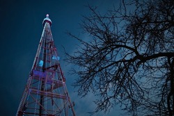 На тамбовской телебашне появилась подсветка  в честь годовщины создания союзного государства 