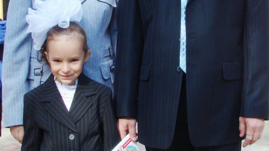 Татьяна Тяпкина с супругом Юрием и дочерью Ириной.