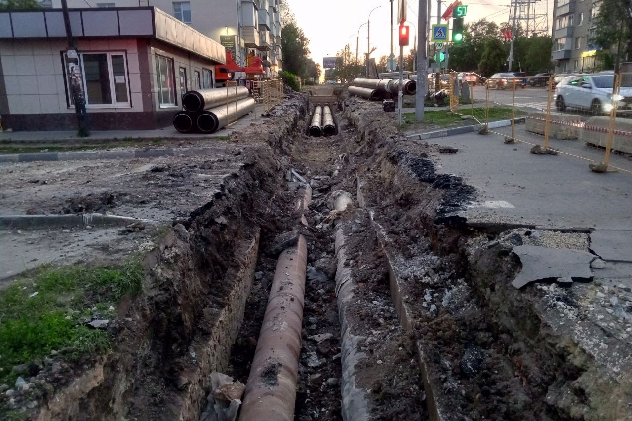 Участок, к ремонту которого приступили