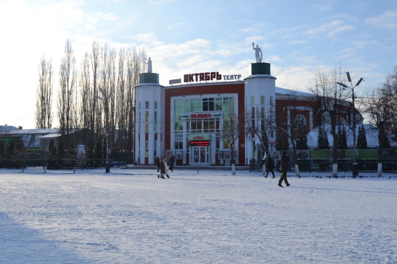 Кинотеатр октябрь пушкинская карта