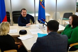 Жители региона получили помощь на личном приёме у Максима Егорова