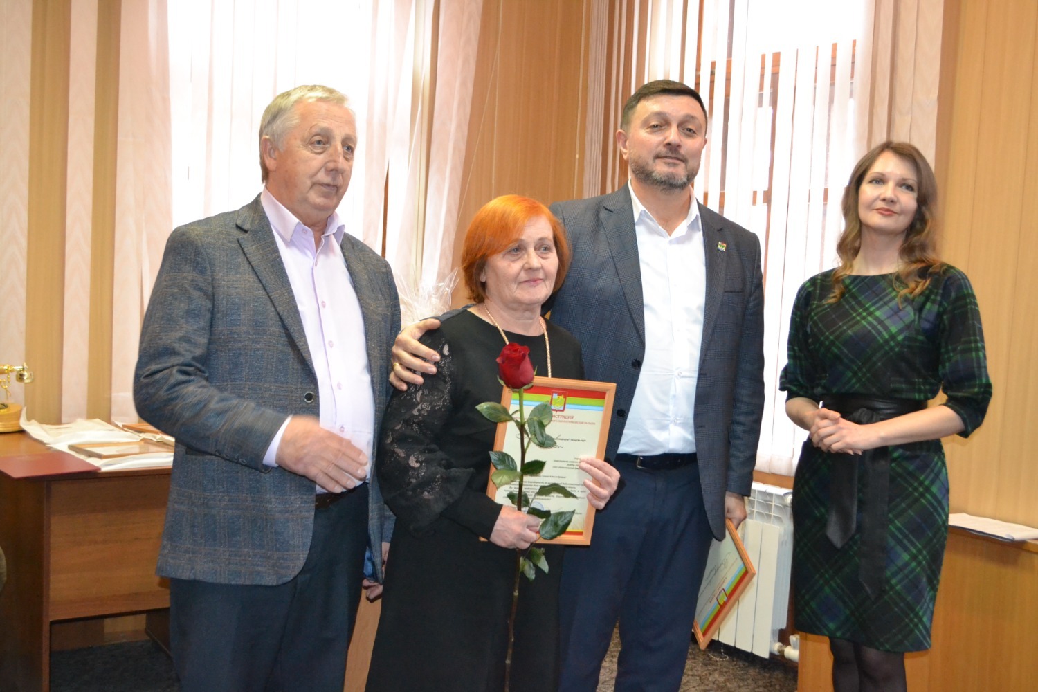 Награждение Галины Свиридовой