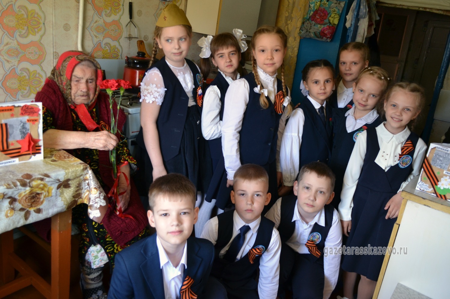 Фото с ветераном на память