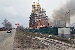 В Тамбове возле храма Феофана Затворника случился пожар