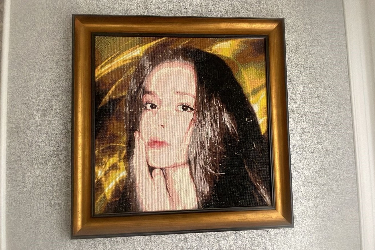 Портрет внучки Варвары – алмазная мозаика