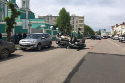 Два человека пострадали в тройном ДТП в центре Тамбова