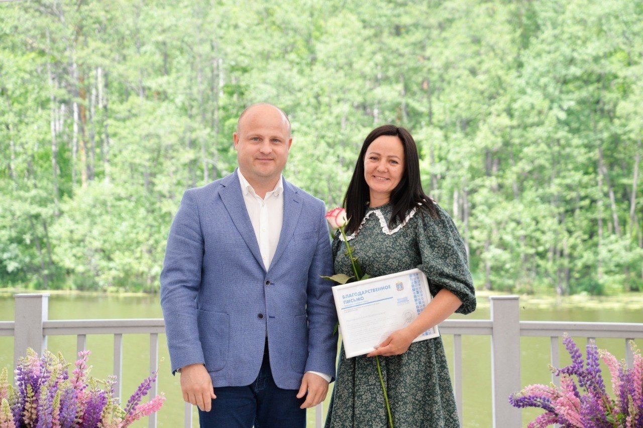 Подпись к фото: Юлия Добрынина отмечена благодарственным письмом Правительства Тамбовской области