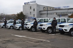 Тамбовские полицейские получили 11 автомобилей отечественного производства 
