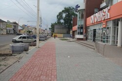 В Тамбове продолжается ремонт улицы Советской