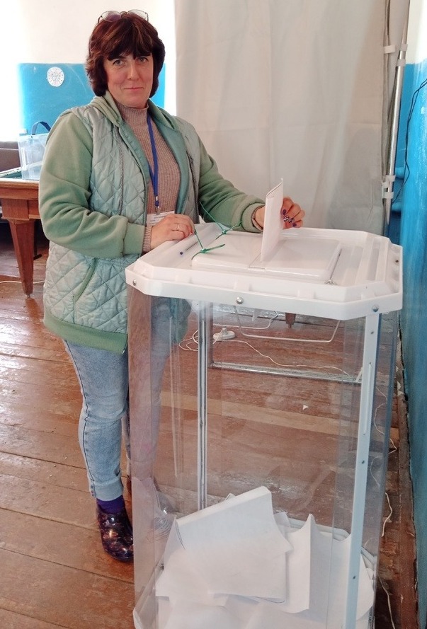Голосование в селе Сергиевка